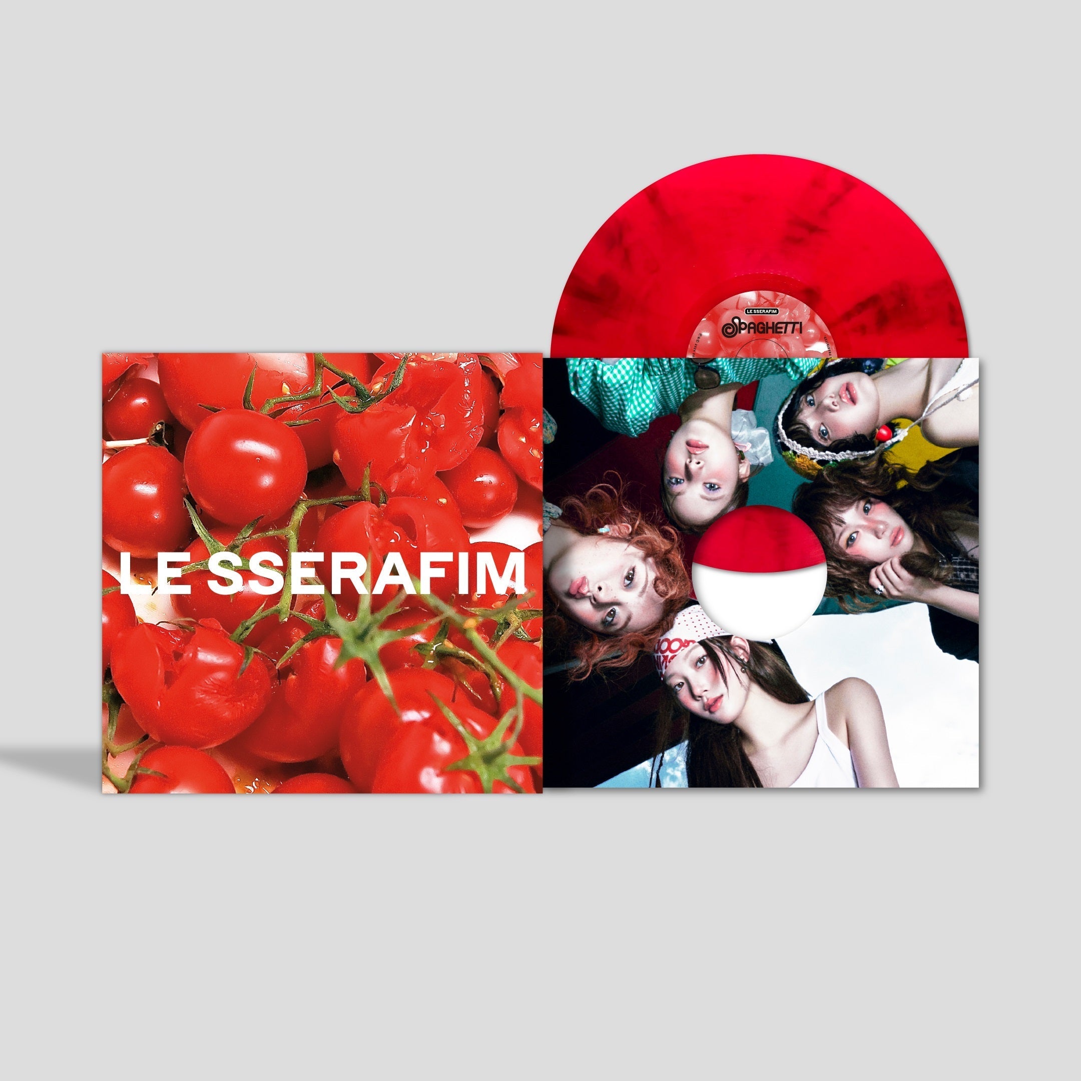 LE SSERAFIM | 1St Single Album "Spaghetti" [Tomato Red Vinyl] [Us Exclusive] | Vinyl