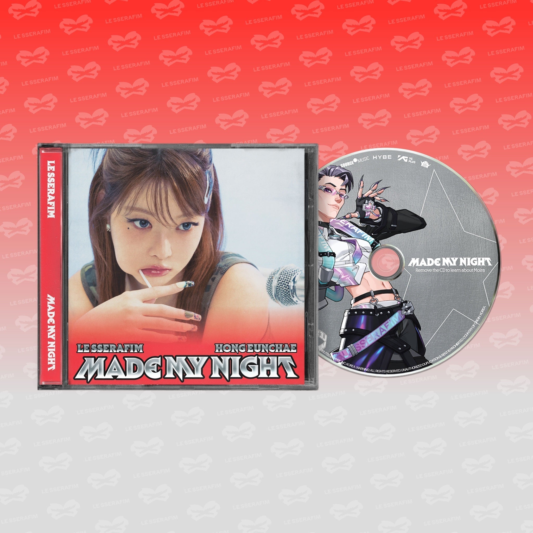 Le Sserafim - 2Nd Single Album "Made My Night" Single Cd [Hong Eunchae Ver.] | CD