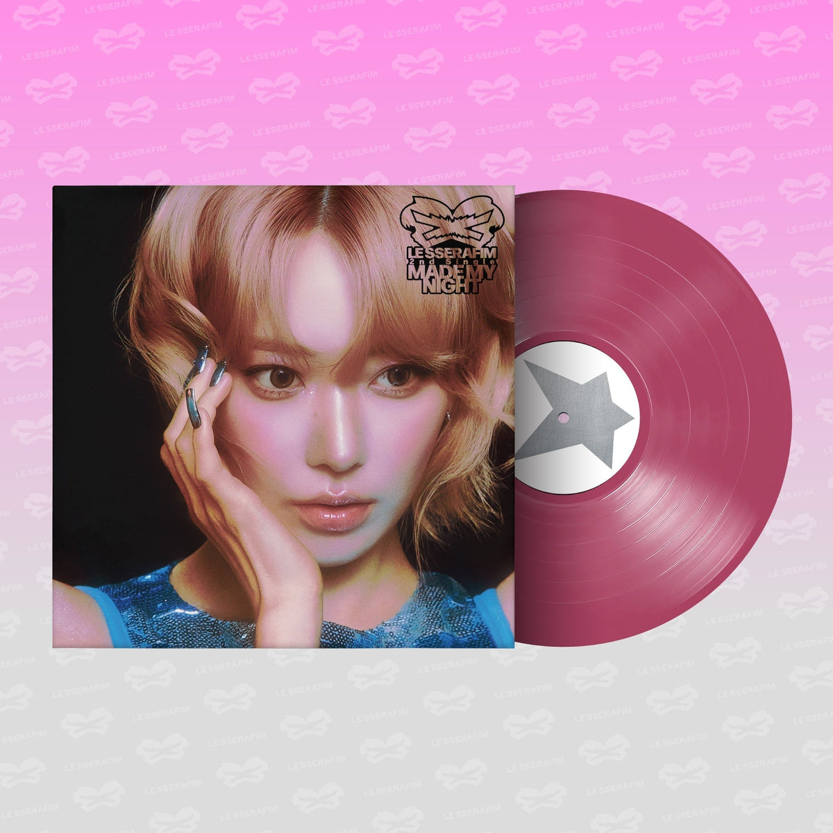 Le Sserafim - 2ND Single Album 'Made My Night' Vinyl [Hot Pink Ver.] | Vinyl