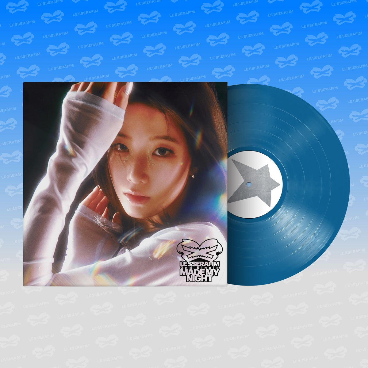 Le Sserafim - 2ND Single Album 'Made My Night' Vinyl [Sky Blue Ver.] | Vinyl