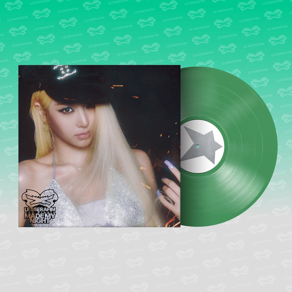 Le Sserafim - 2ND Single Album 'Made My Night' Vinyl [Spring Green Ver.] | Vinyl