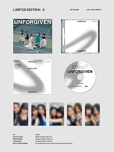 LE SSERAFIM | UNFORGIVEN [Limited Edition A] [CD+Photobook] | CD