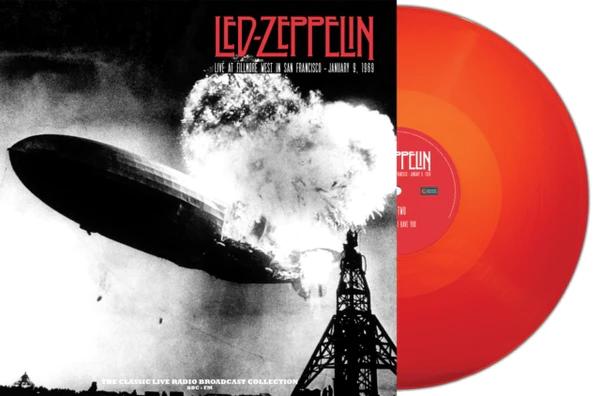 Led Zeppelin - Live at Fillmore West in San Francisco: January 9, 1969 (180 Gram Orange Vinyl) [Import] | Vinyl