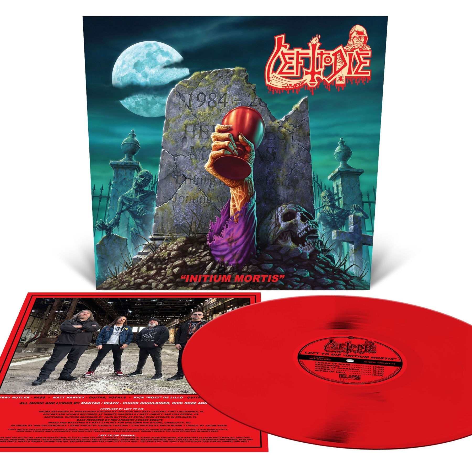 Left To Die - Initium Mortis [Red Vinyl] | Vinyl