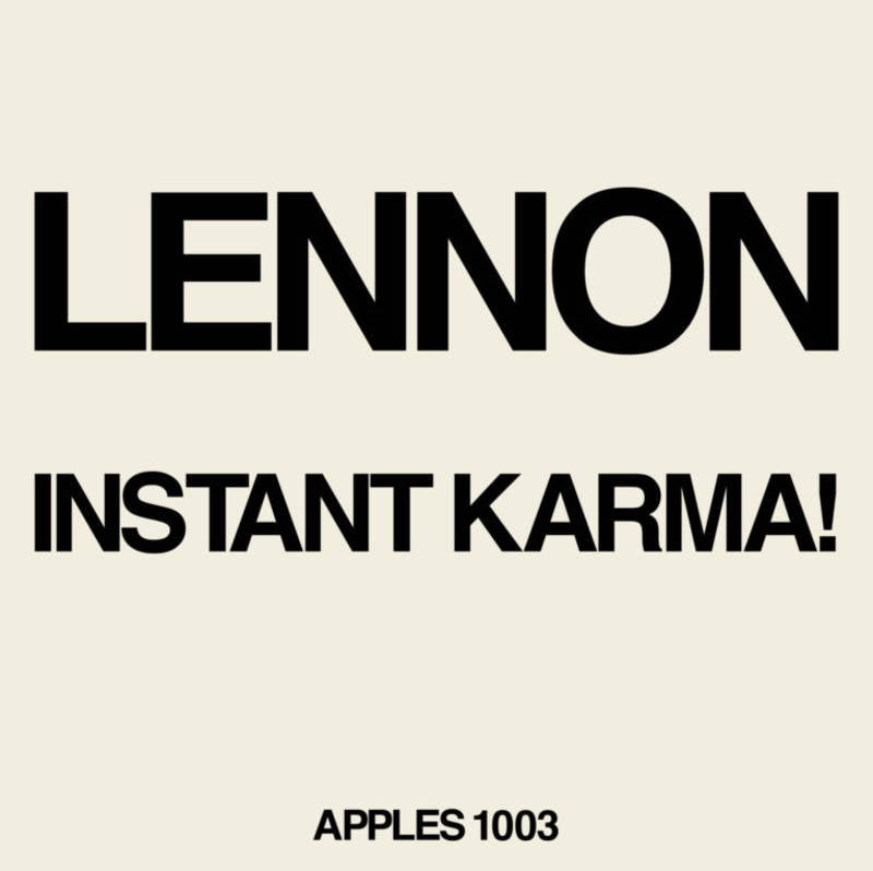 Lennon/Ono With The Plastic Ono Band - Instant Karma! (2020 Ultimate Mixes) [7" Single] | RSD DROP | Vinyl