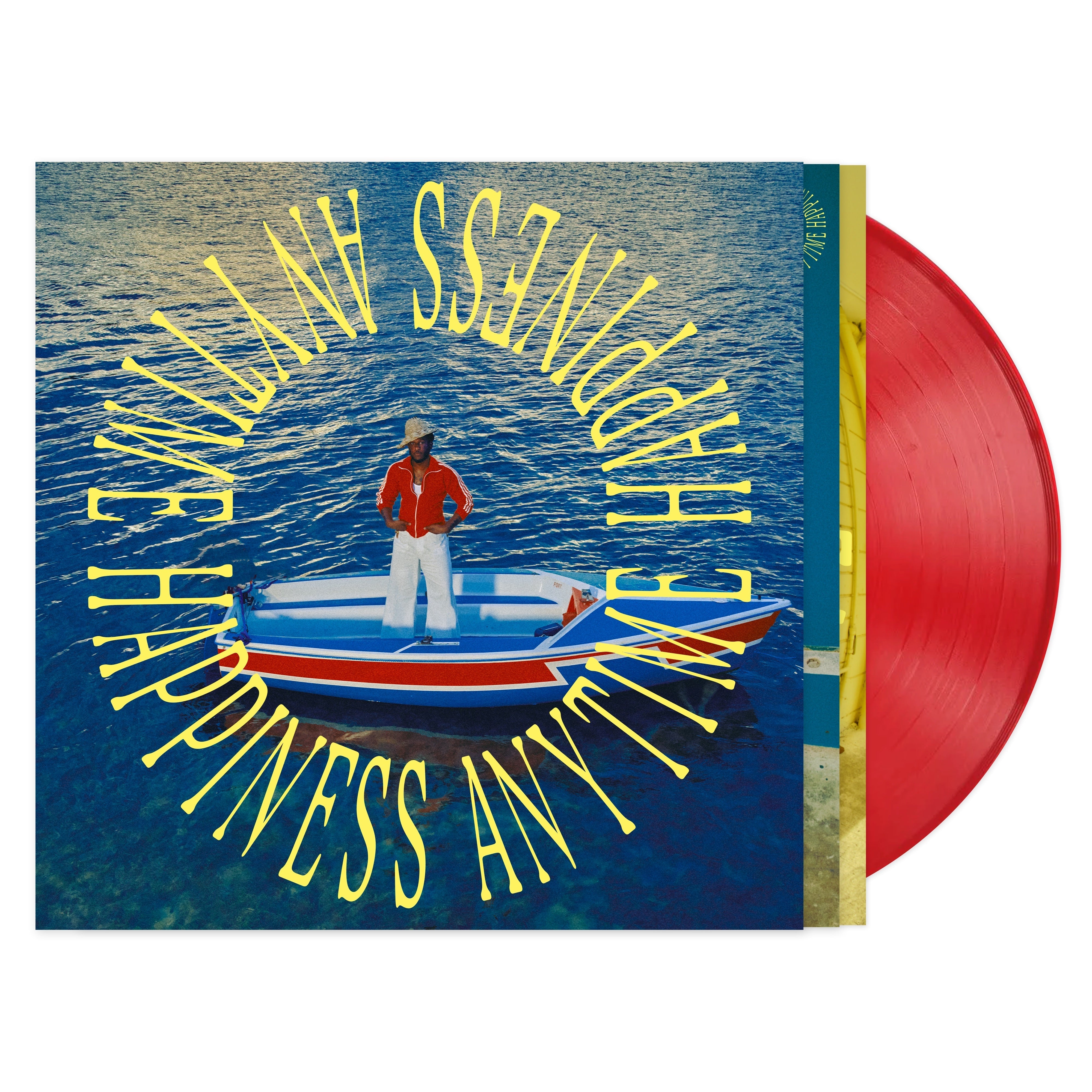 Leon Bridges - Happiness Anytime (Indie Exclusive) [Campari Red] | Vinyl