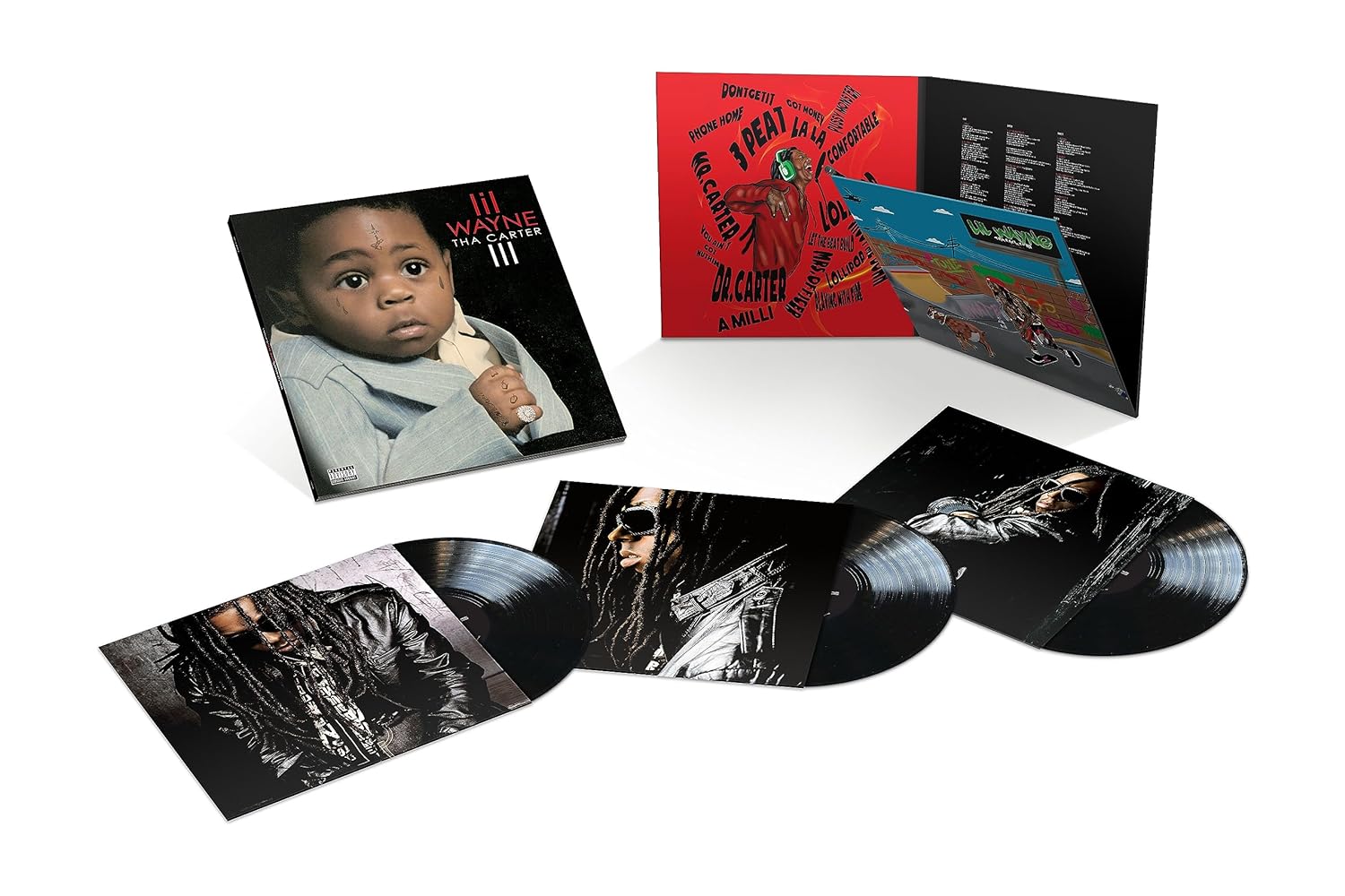 Lil Wayne | Carter III: 15th Anniversary Deluxe Edition [Import] (3 Lp's) | Vinyl