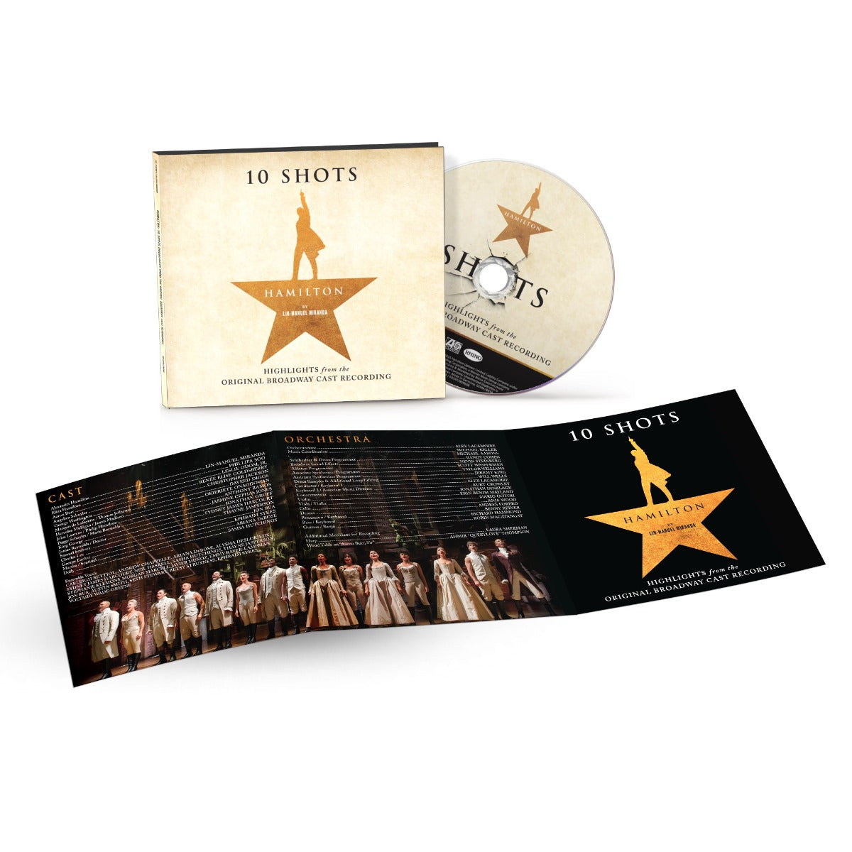 Lin-Manuel Miranda Leslie Odom Jr. Phillipa Soo Da - Hamilton: 10 Shots (Highlights From The Original Broadway Cast Recording) | CD