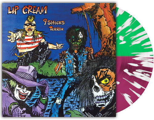 Lip Cream | 9 Shocks Terror (Indie Exclusive) [Green/Purple Splatter Vinyl] | Vinyl