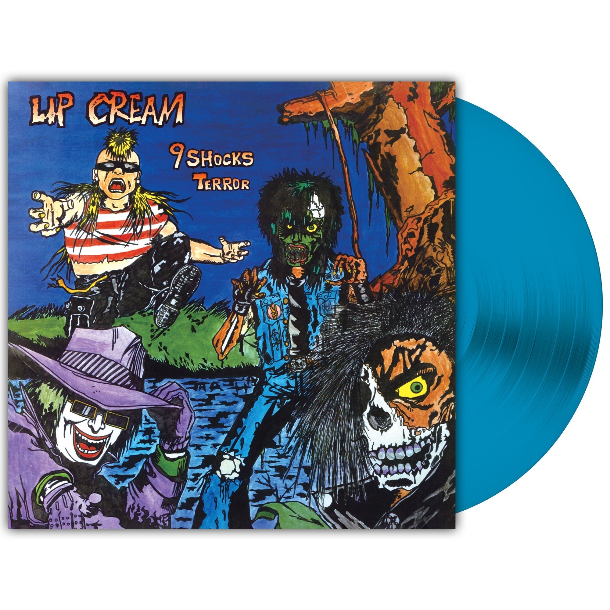 Lip Cream | 9 Shocks Terror [Royal Blue Vinyl] | Vinyl