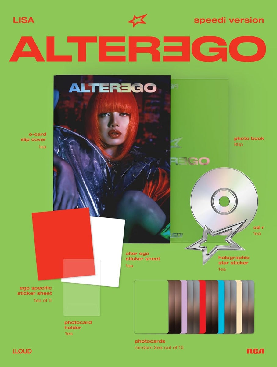 Lisa | Alter Ego Photobook: Speedi Version {Explicit Content] (Indie Exclusive, Sticker, Photo / Photo Card) | CD