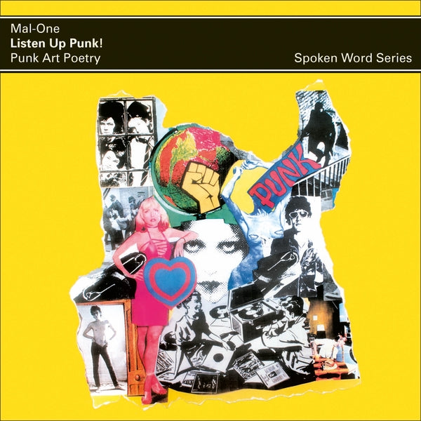 MAL-ONE - Listen Up Punk! Punk Art Poetry, Spoken Word Album | Vinyl