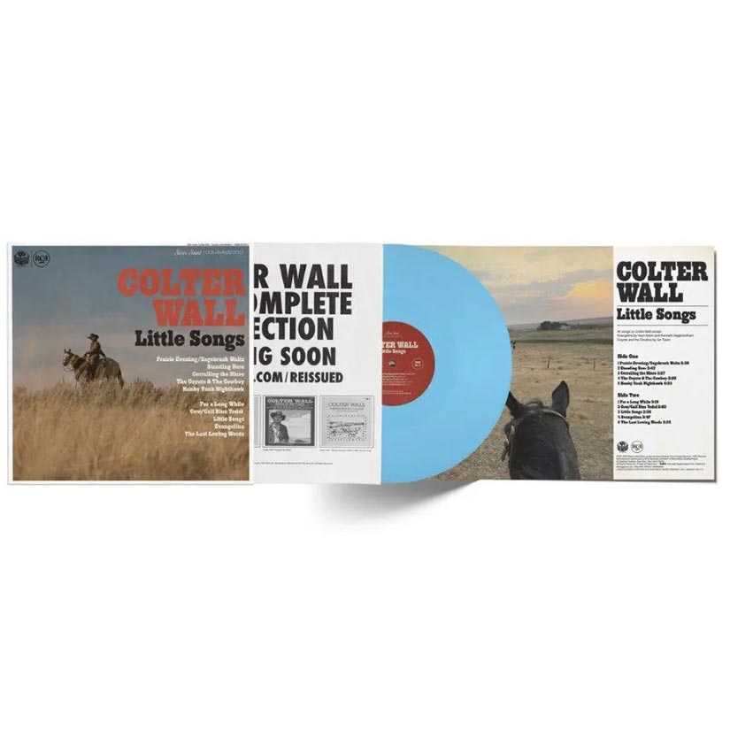 Colter Wall | Little Songs (Indie Exclusive opaque baby blue color vinyl) | Vinyl - 0