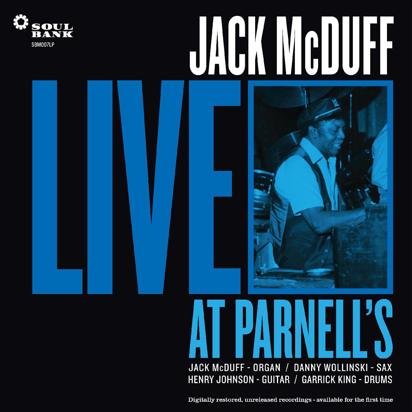 Jack McDuff | Live at Parnells | CD
