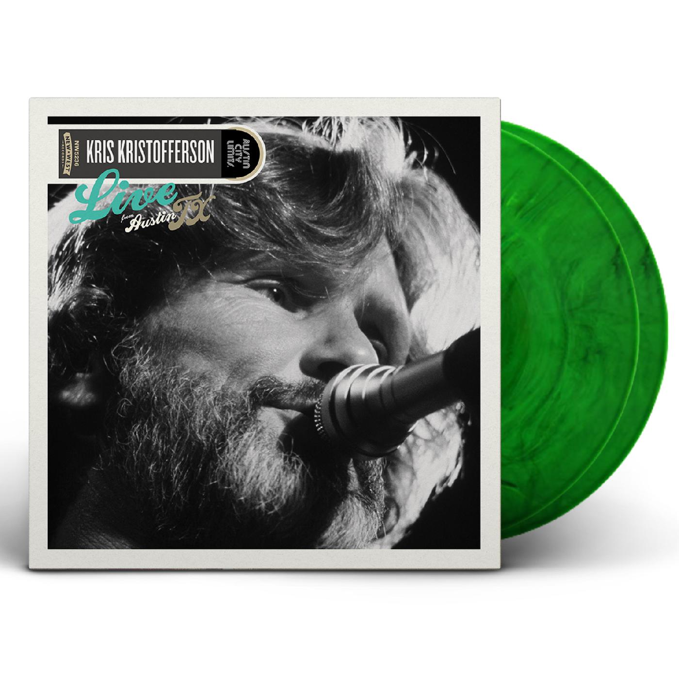 Kris Kristofferson | Live From Austin, TX (GREEN/GREY SPLATTER VINYL) | Vinyl