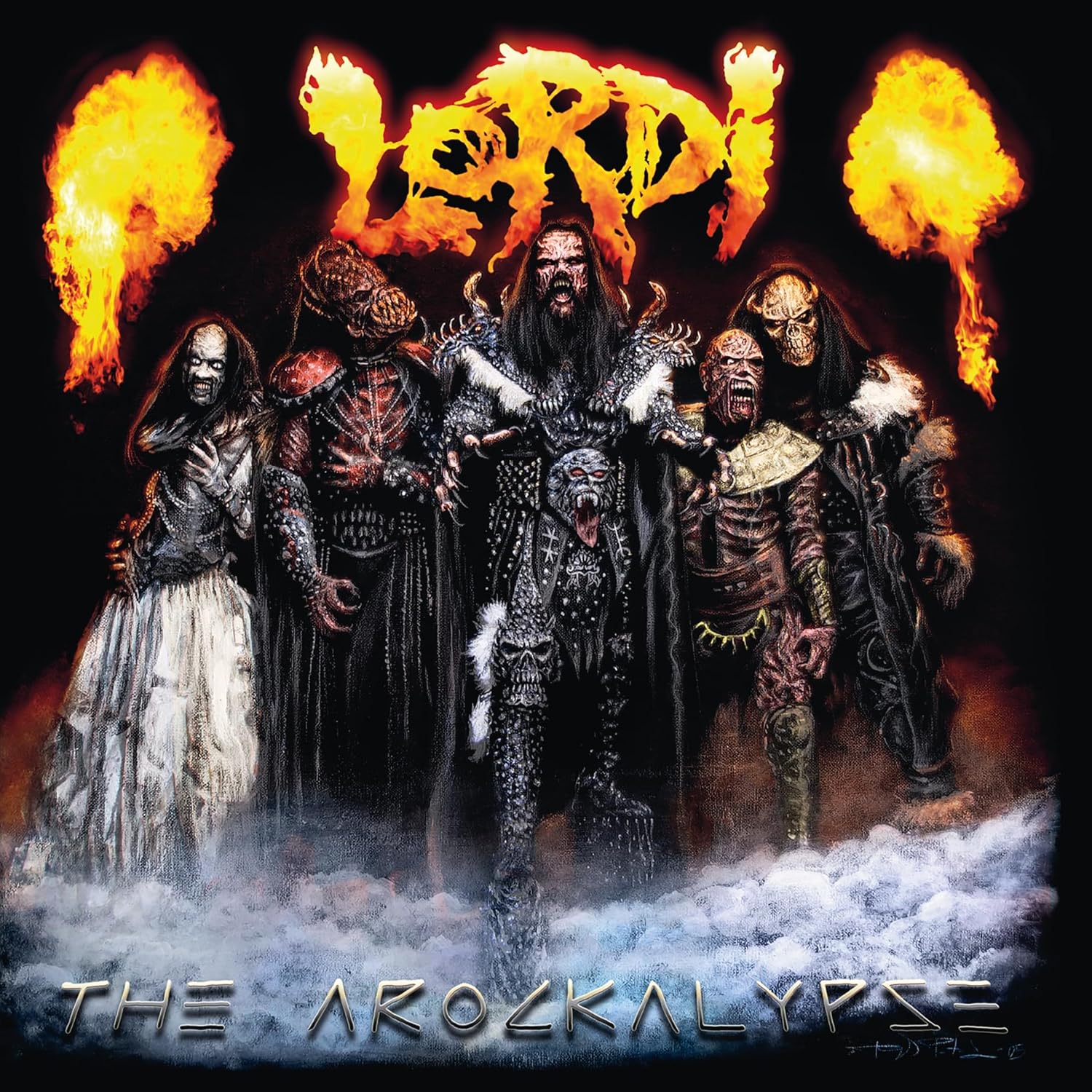 Lordi | Arockalypse (Limited Edition, 180 Gram Black & Gold Marbled Colored Vinyl) [Import] | Vinyl