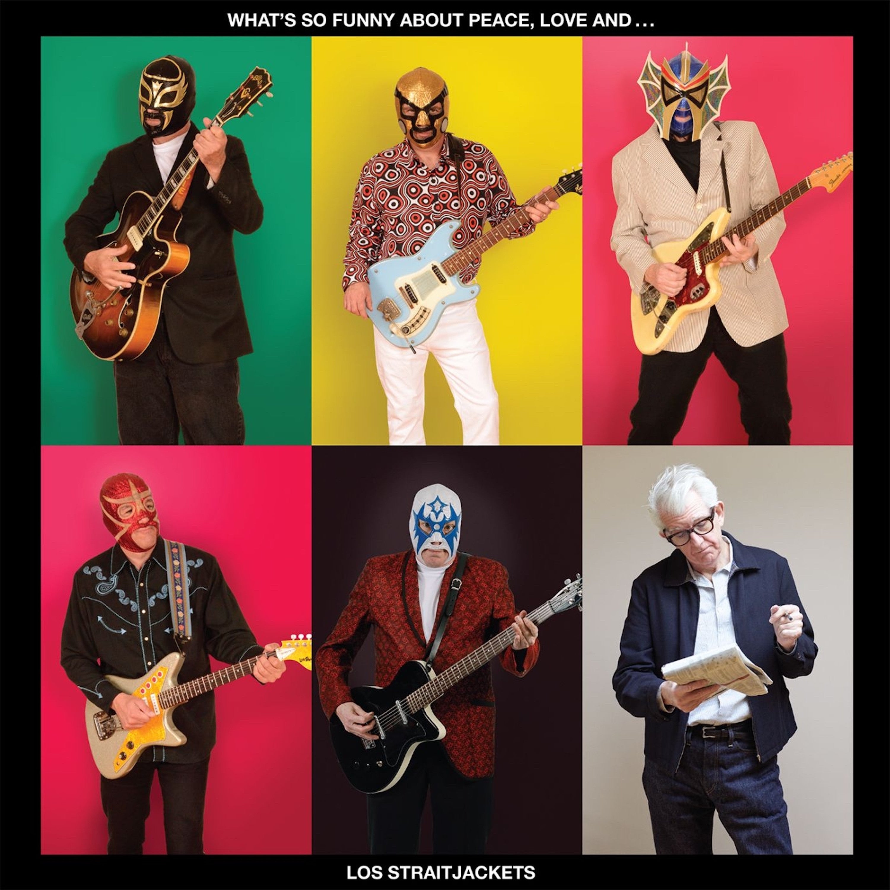 Los Straitjackets | Love And Los Straitjackets (Yellow Vinyl) What'S So Funny About Peace | Vinyl
