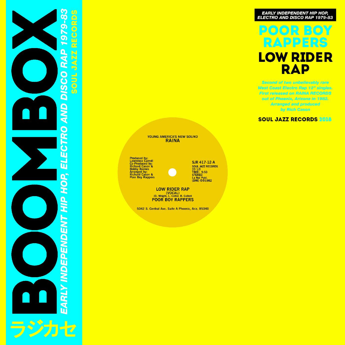 Poor Boy Rappers - Low Rider Rap 12" | Vinyl