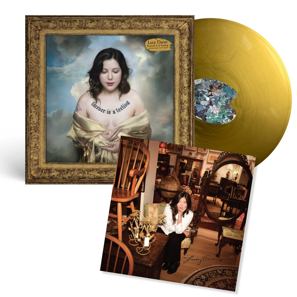 Lucy Dacus - Forever Is A Feeling (Indie Exclusive, Limited Edition, Liquid Gold Colored Vinyl, Autographed / Star Signed) | Vinyl