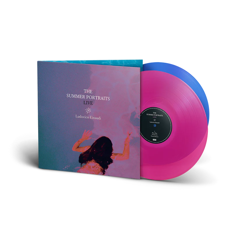 Ludovico Einaudi - The Summer Portraits: Live [Transparent Blue/Transparent Pink] [2LP] | Vinyl