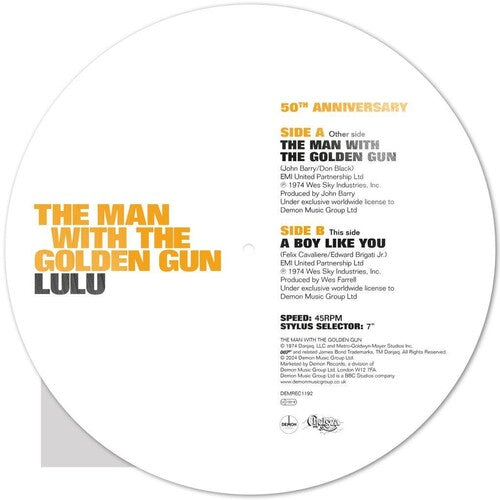 Lulu | James Bond: The Man With The Golden Gun (Limited Picture Disc Vinyl) [Import] | Vinyl