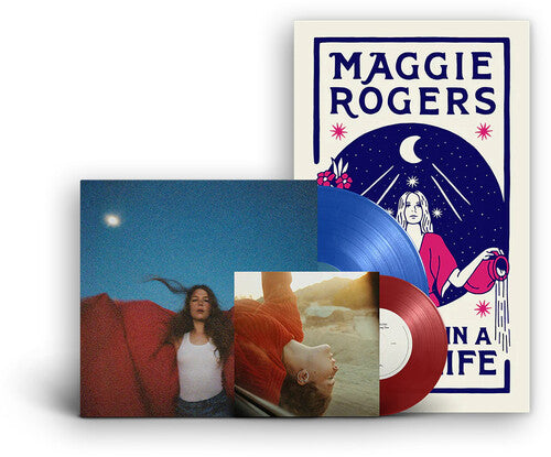 Maggie Rogers - Heard It In A Past Life: 5th Anniversary Deluxe Edition (Blue Colored Vinyl with Bonus Red Colored 7-Inch Vinyl & Poster) [Import] | Vinyl