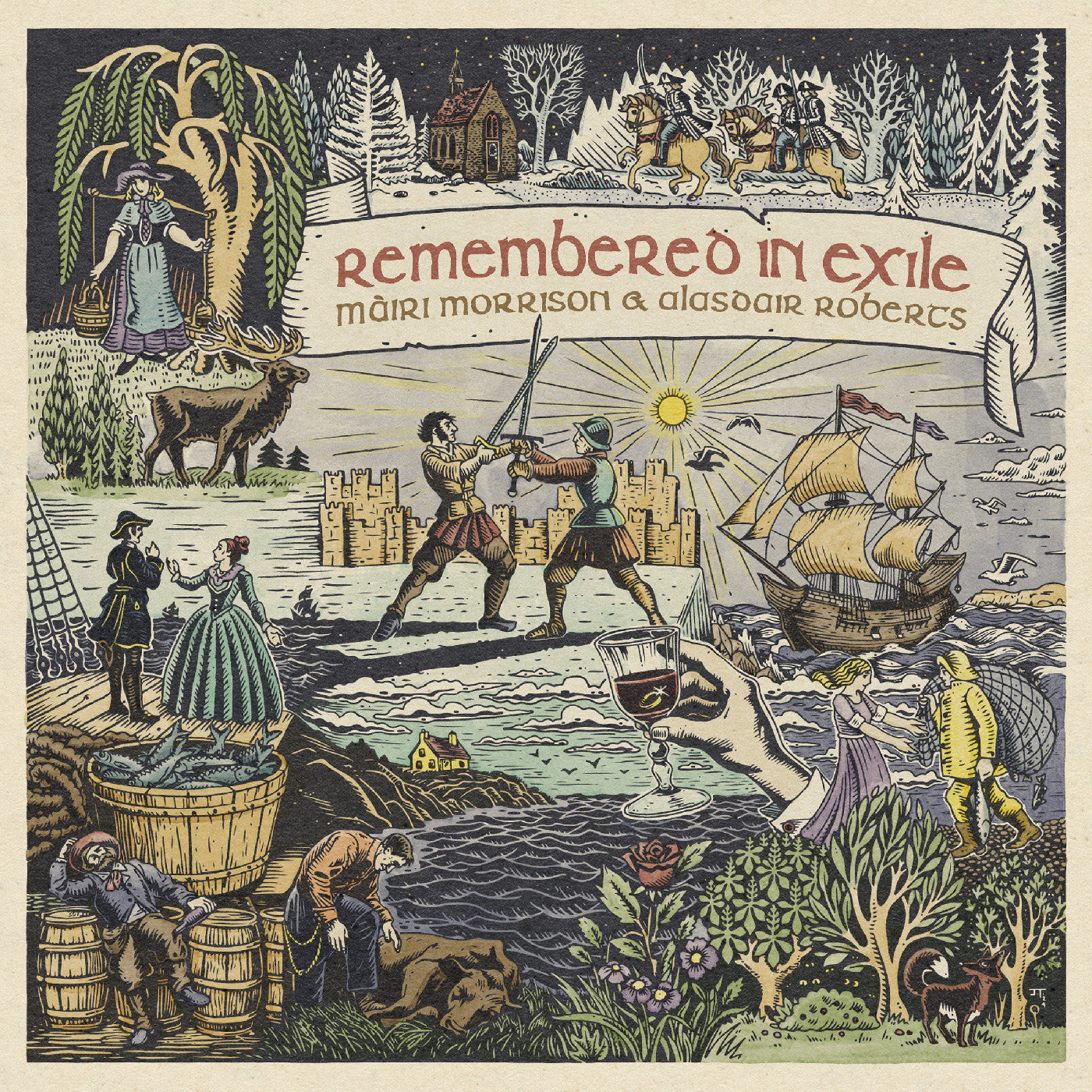 Mairi & Alasdair Roberts With Pete Johnston & Frie - Remembered In Exile: Songs And Ballads From Nova Scotia | Vinyl