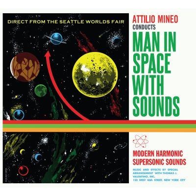 Attilio Mineo | Man In Space With Sounds (GREEN & YELLOW SWIRL VINYL) | Vinyl