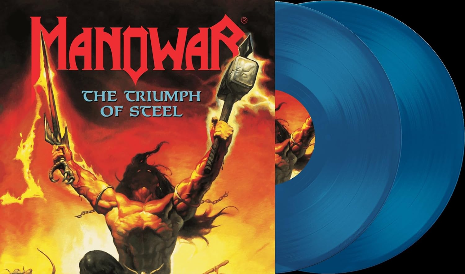 Manowar - The Triumph Of Steel (Limited Edition, Transparent Blue Colored Vinyl) [Import] (2 Lp) | Vinyl