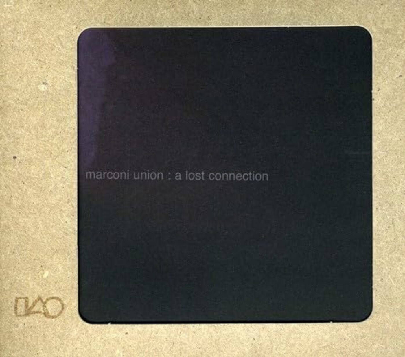 Marconi Union - A Lost Connection | CD