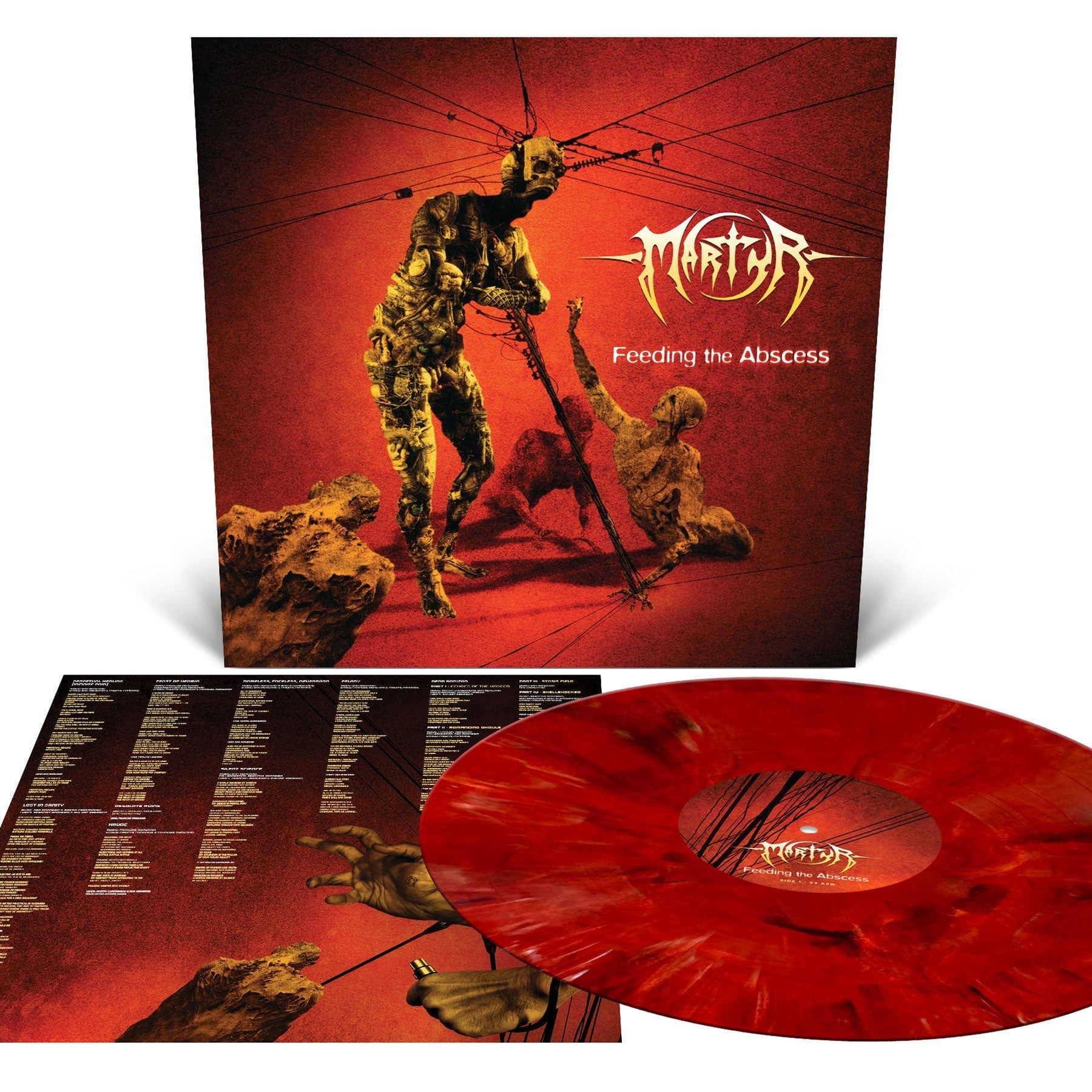 Martyr - Feeding The Abscess (Reissue) [Red Marble Vinyl] | Vinyl