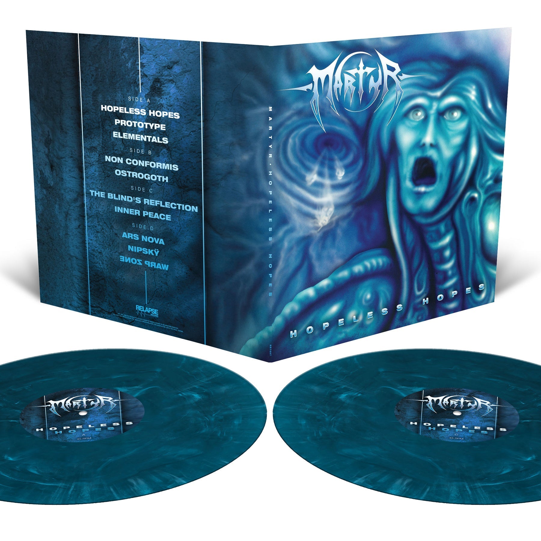 Martyr - Hopeless Hopes (Reissue) [Blue Marble Vinyl] | Vinyl