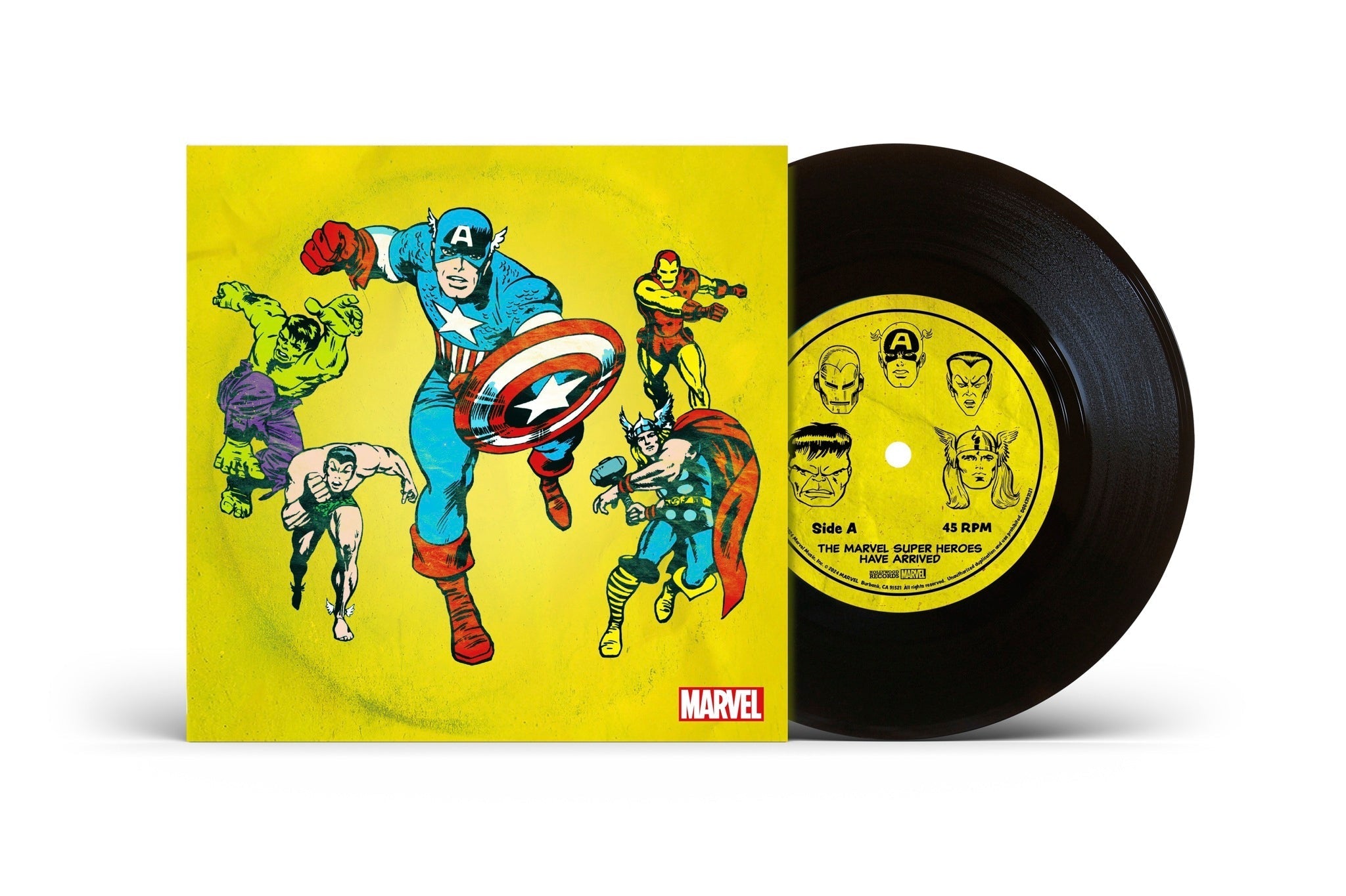 Marvel Chorus - The Marvel Super Heroes Have Arrived / Merry Marvel Marching Society [7" Single] | Vinyl