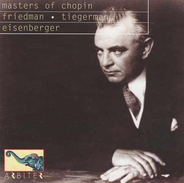 VA | Masters of Chopin: Friedman, Tiegerman, Eisenberger | CD