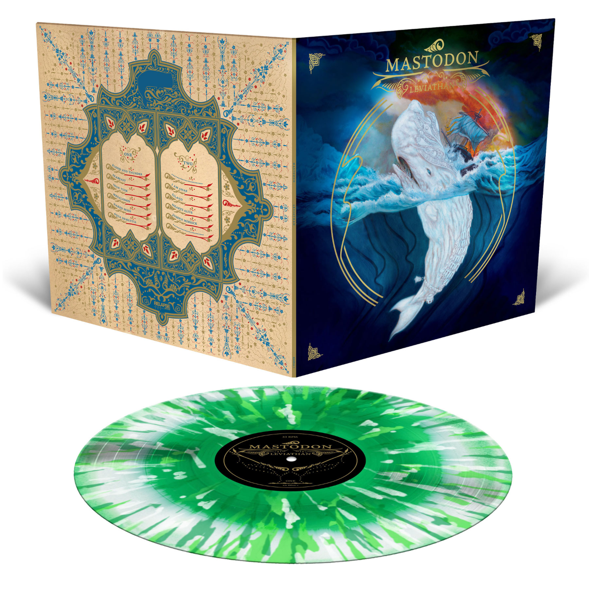 Mastodon - Leviathan: 20th Anniversary Edition (Colored Vinyl, White, Green, Splatter) | Vinyl