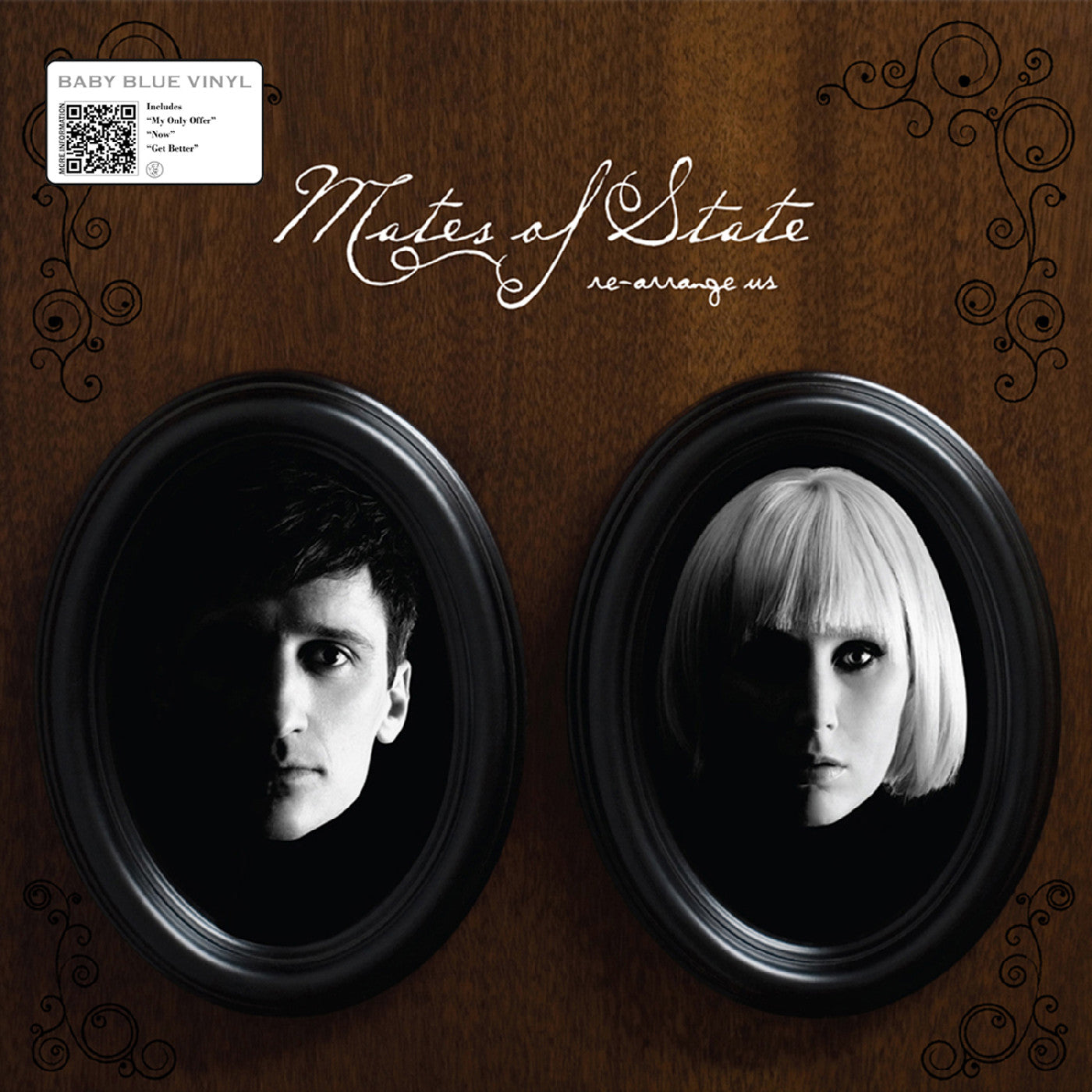 Mates Of State | Re-Arrange Us (Blue Vinyl) | Vinyl