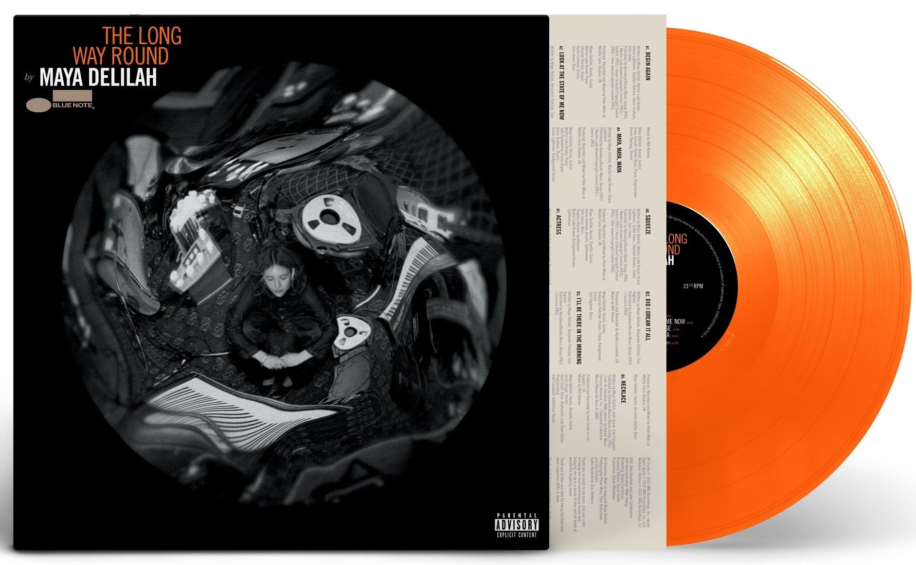 Maya Delilah - The Long Way Round [Explicit Content] (Transparent Pumpkin Spice Colored Vinyl) | Vinyl