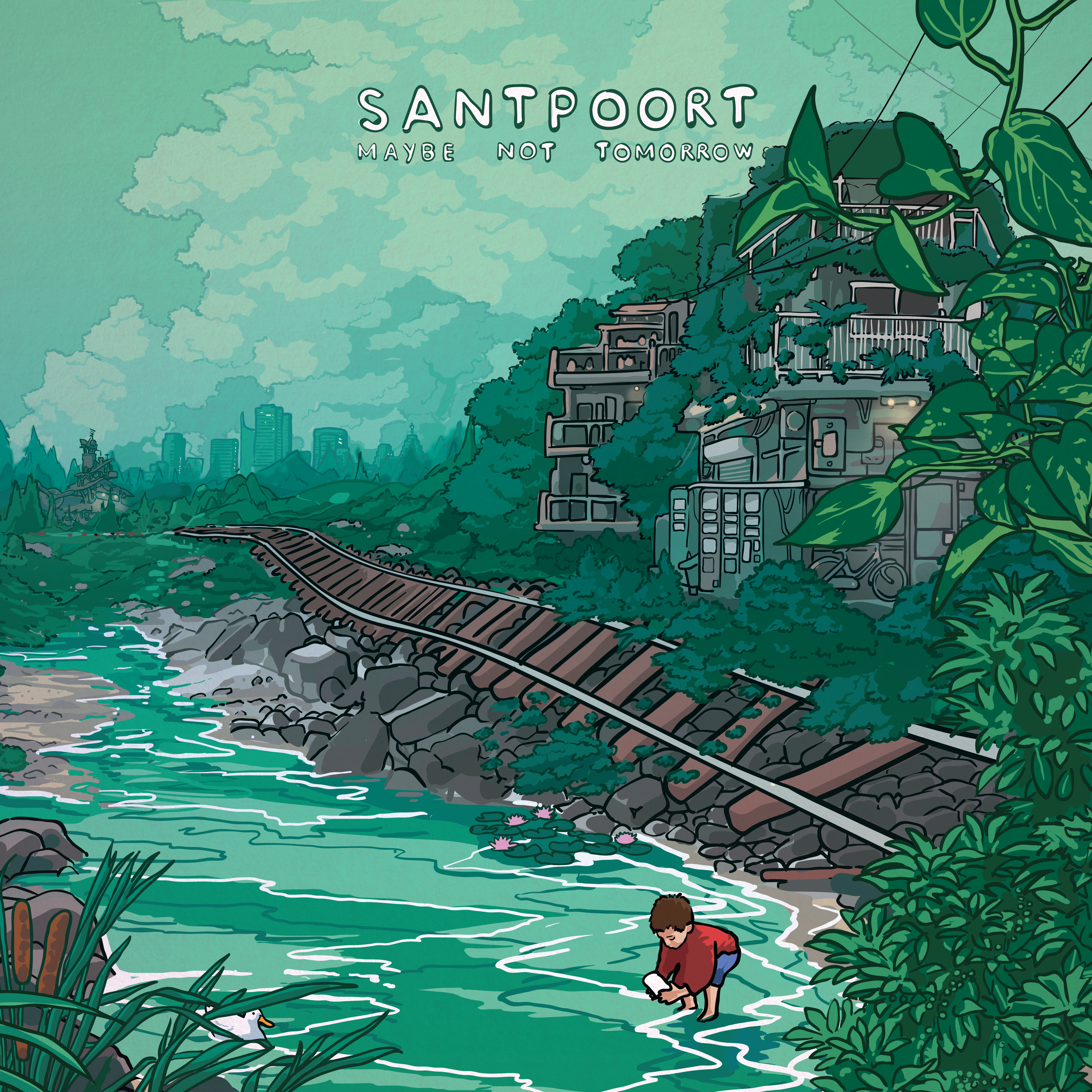 santpoort | maybe not tomorrow (GREEN TRANSPARENT VINYL) | Vinyl