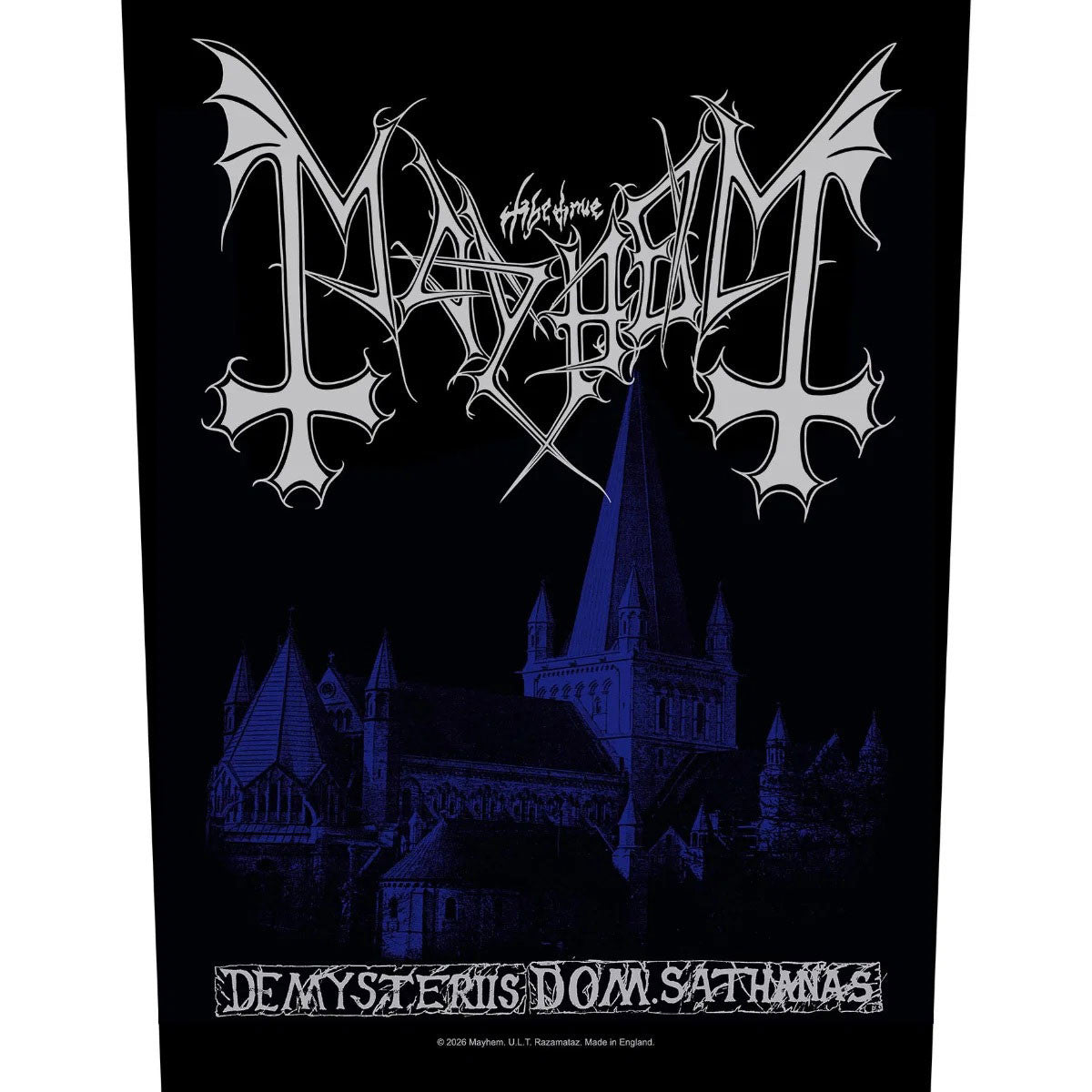 Mayhem - De Mysteriis Dom Sathanas Back Patch | Apparel