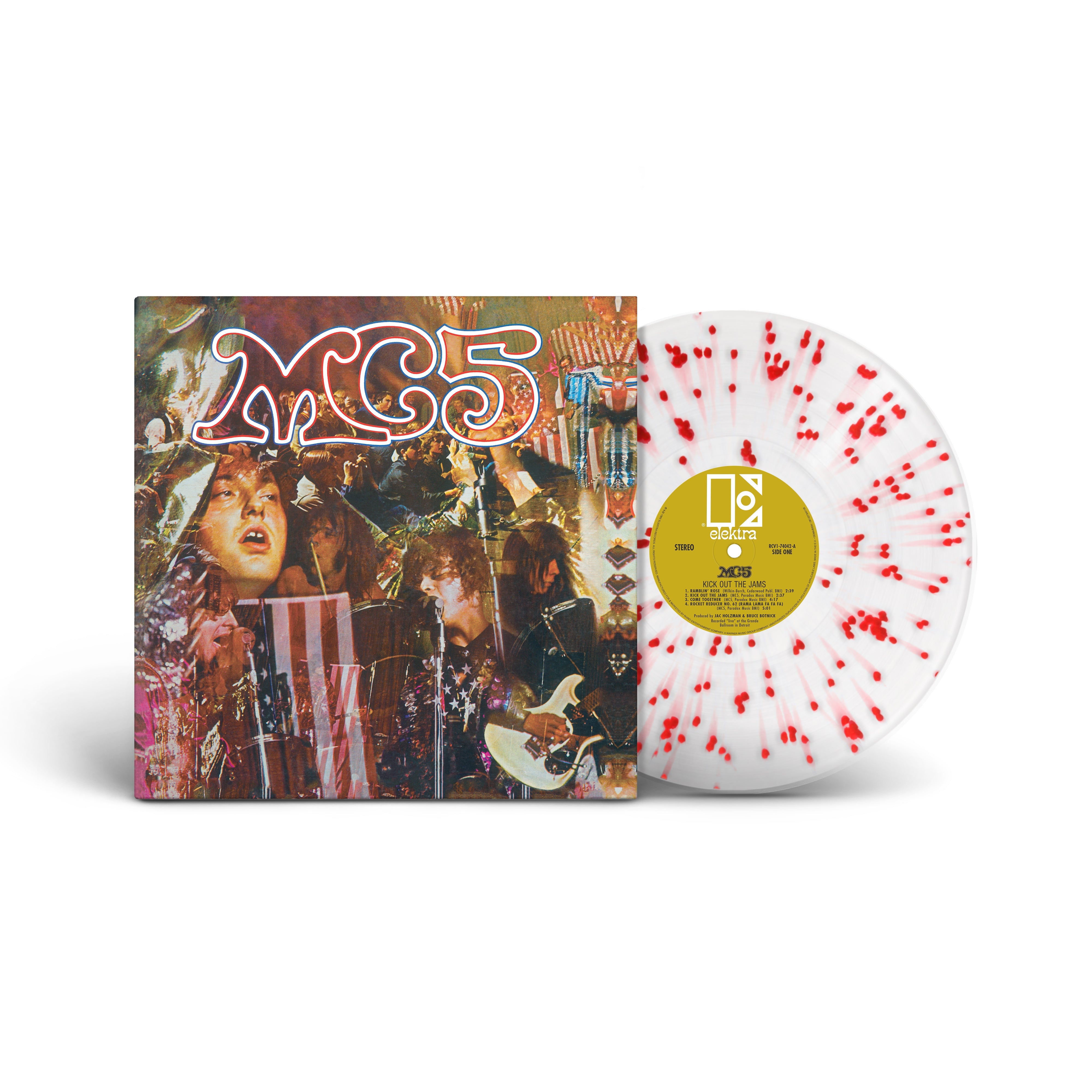 MC5 - Kick Out The Jams (ROCKTOBER) (Ultra Clear / Red Splatter Vinyl) | Vinyl