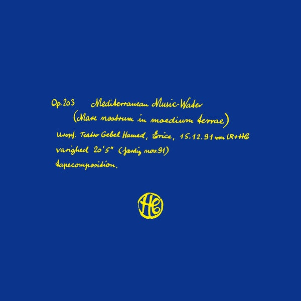 HENNING CHRISTIANSEN - Mediterranean Music Water | Vinyl