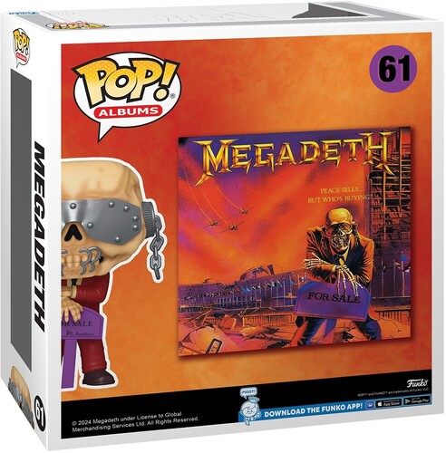 Megadeth | FUNKO POP! ALBUMS: Megadeth - Peace Sells... but Who's Buying? (Large Item, Vinyl Figure) | Action Figure - 0