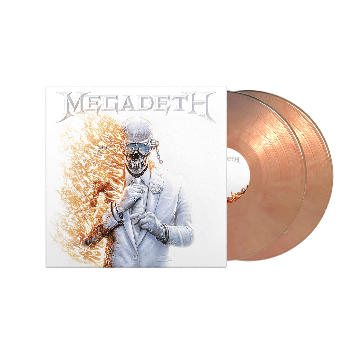 Megadeth | Megadeth (Indie Exclusive) [White Orange Marble] [2LP] | Vinyl