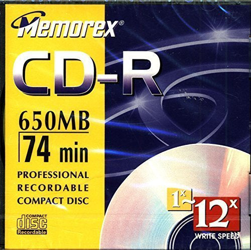 Memorex 650mb/74-minute 24x Cd-r Media - Memorex 650Mb/74-Minute 24X Cd-R Media | CD