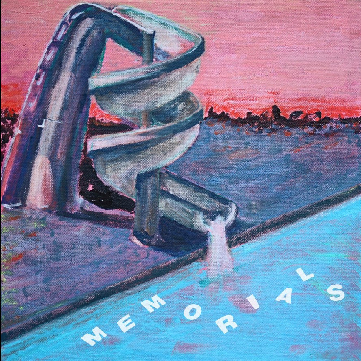 Memorials | Memorial Waterslides (Blue Vinyl) | Vinyl