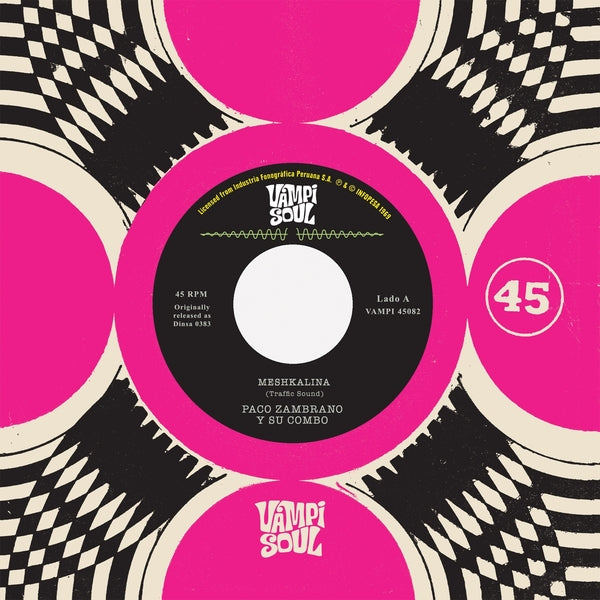 PACO ZAMBRANO Y SU COMBO/TRAFFIC SOUND - Meshkalina/Meshkalina (Splatter Color) | Vinyl