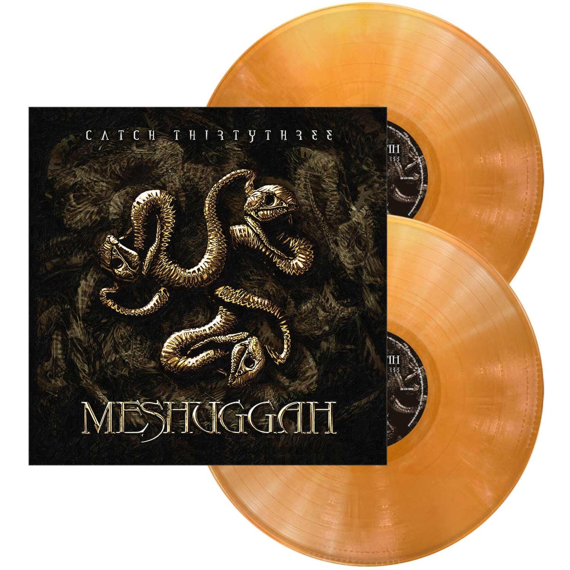 Meshuggah - Catch Thirtythree: 20Th Anniversary Edition (2026 Remastered) [Gold, White Marble Vinyl] | Vinyl
