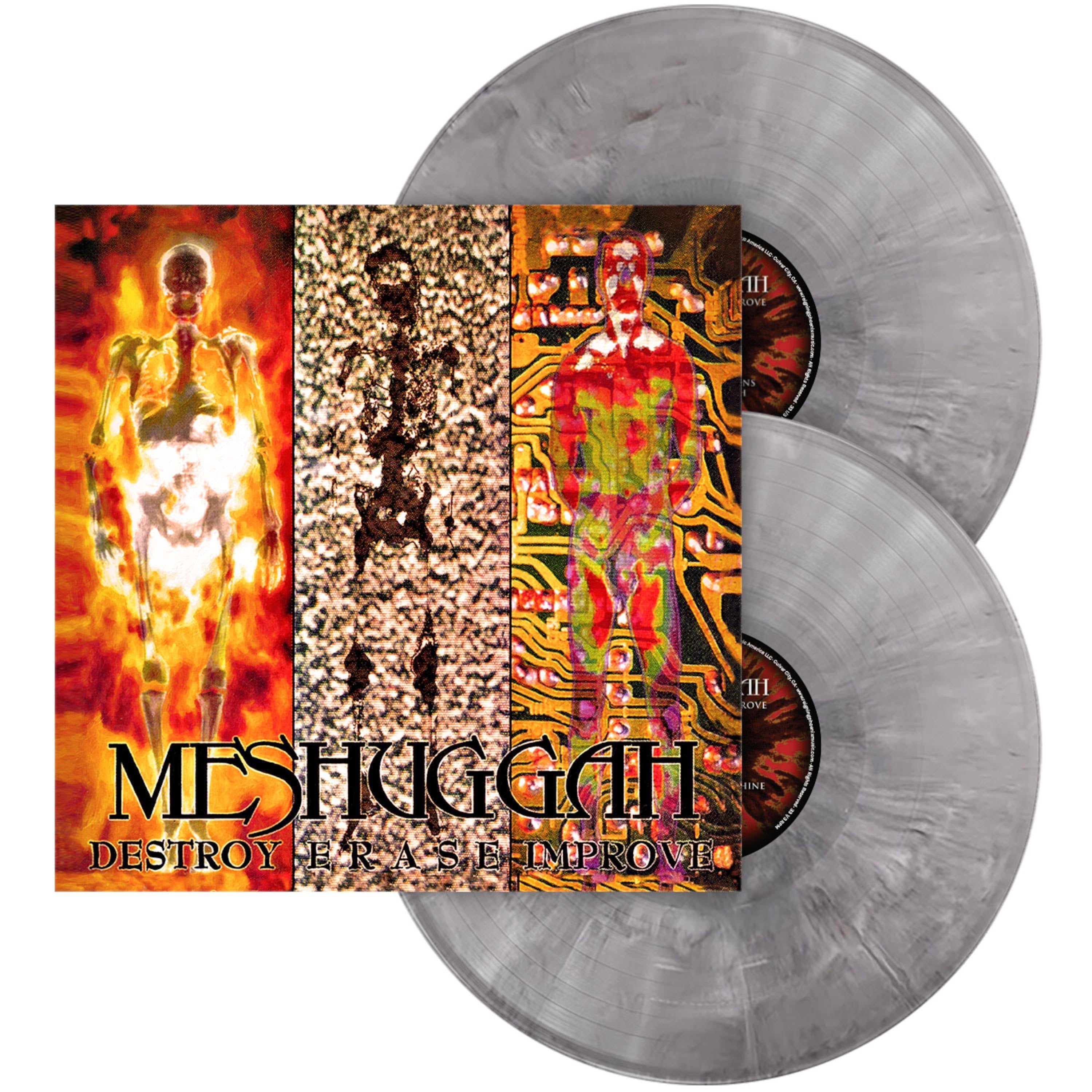 Meshuggah - Destroy Erase Improve: 30Th Anniversary Edition (2026 Remastered) [Gray, Black White Marble Vinyl] | Vinyl