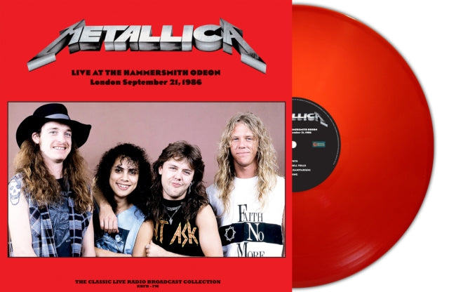 Metallica | Live at the Hammersmith Odeon, London, September 21st 1986 (180 Gram Red Vinyl) [Import] | Vinyl