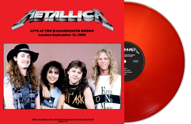 Metallica - Live at the Hammersmith Odeon, London, September 21st 1986 (180 Gram Red Vinyl) [Import] | Vinyl